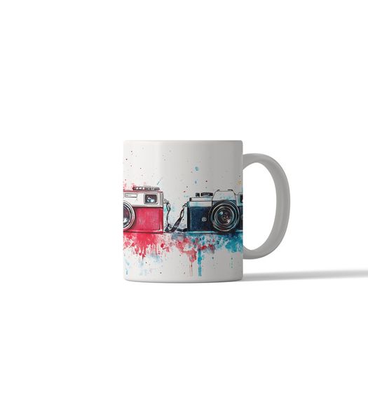 Retro Camera DSG 22 Printed Coffee Mug