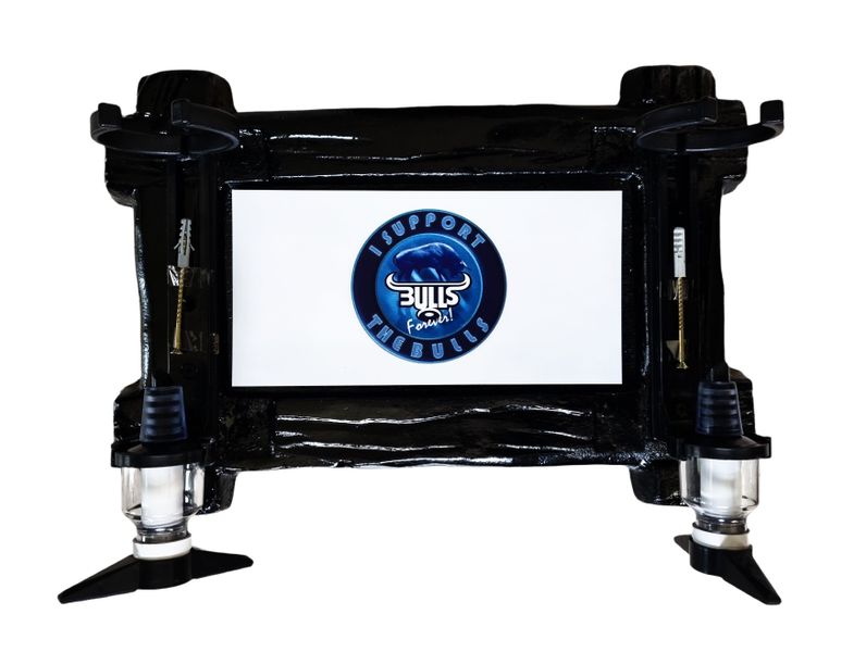 I Support Blue Bulls - 2 Optic Liquor Dispenser - Black