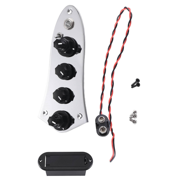 -08 Loaded Control Plate for 4/5 String Guitar Parts