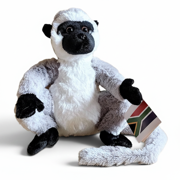 Soft 550mm Vervet Monkey Plush Toy with Velcro Paws