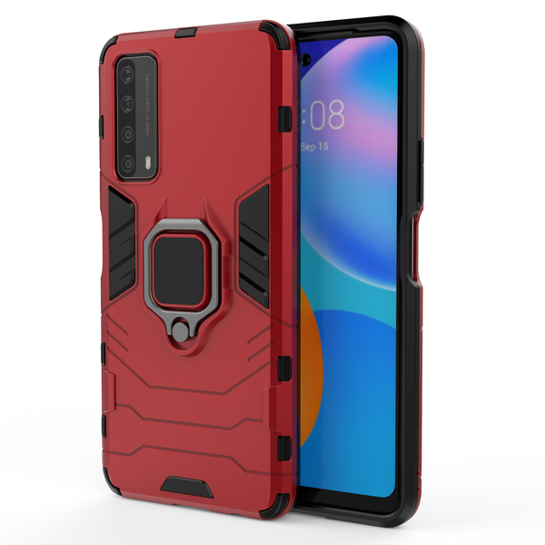 Gadget Mafia Cover for Huawei P Smart 2021 - Shockproof Panther Stand Cover