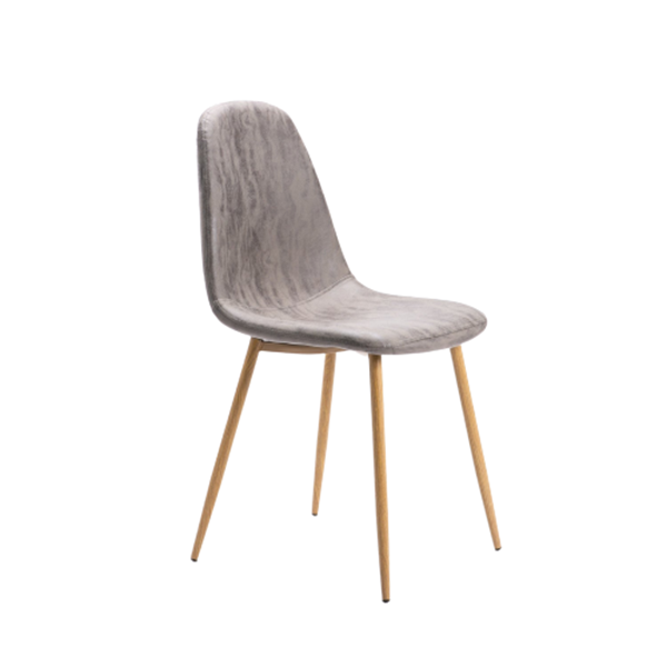Tal Fabric Dining Chair - Grey