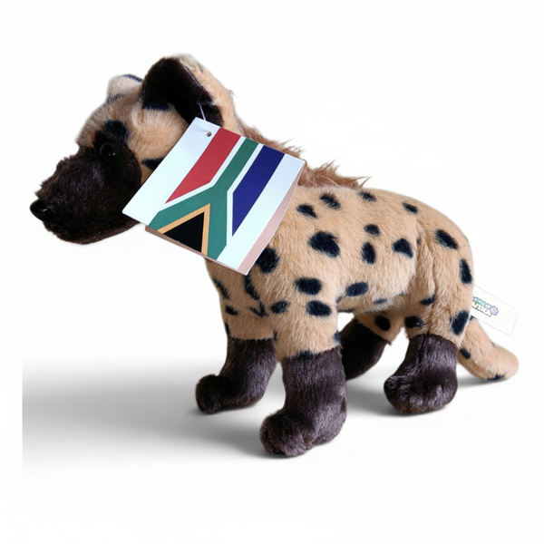 300 mm Lifelike Plush Hyena Stuffed Animal Toy for Kids and Adults
