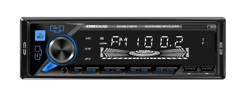 Starsound Bluetooth/Usb Media Player With Phone Charging Port