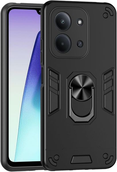 360 Ring Stand Hard Phone Case Compatible With Redmi Note 14 Pro+ Plus