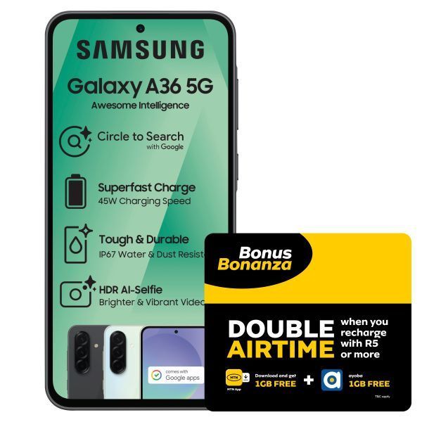 Samsung Galaxy A36 5G 128GB + MTN SIM KIT &amp; LTE Device Promotion