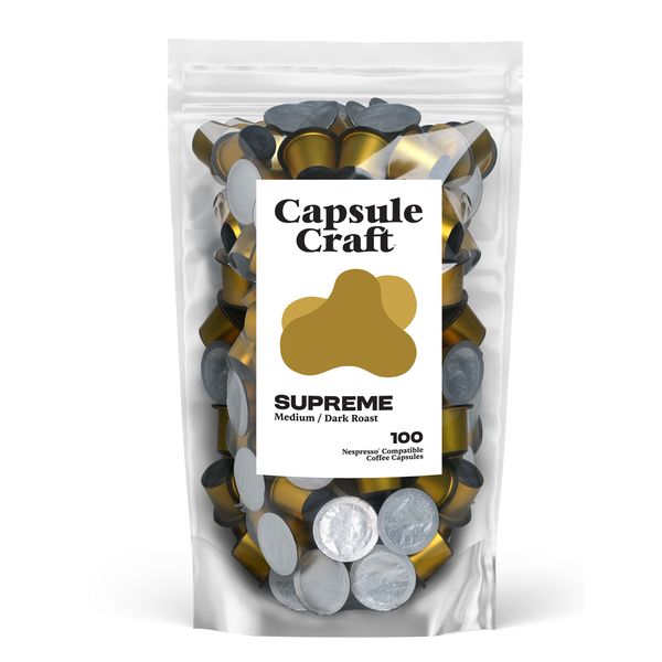 Capsule Craft - 100 x Supreme Nespresso Compatible coffee capsules