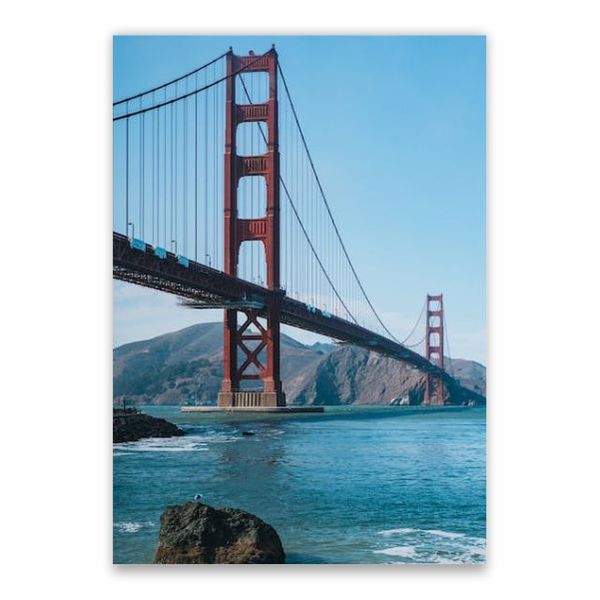 Golden State Bridge Poster - A1