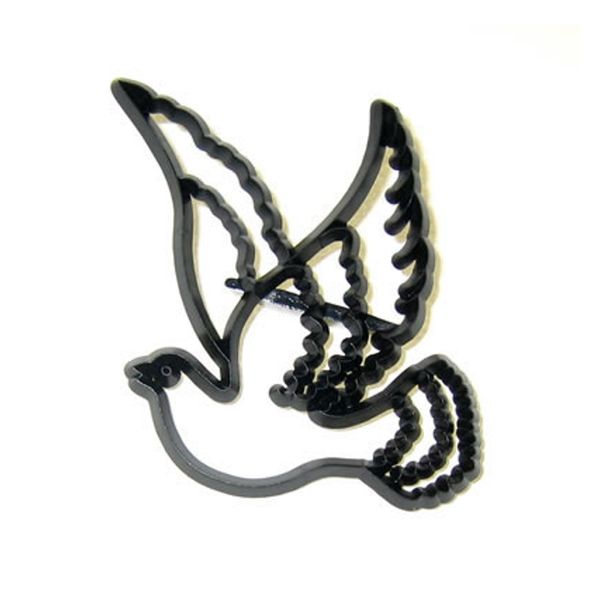 Patchwork Cutters REVERSE DOVE Bird Sugarcraft Icing Cake Decorating