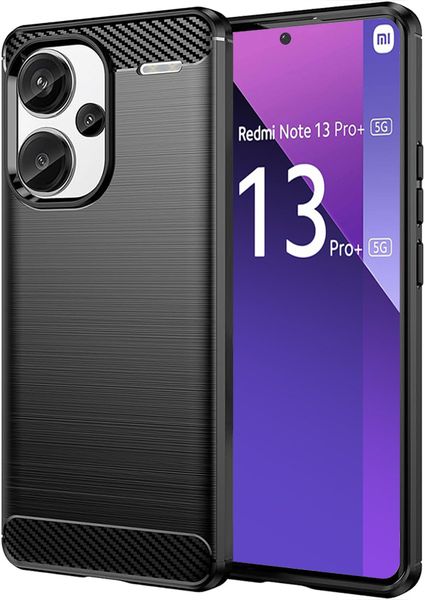 TRON Slimfit Shockproof Carbon Fiber Case for Xiaomi Redmi Note 13 Pro Plus