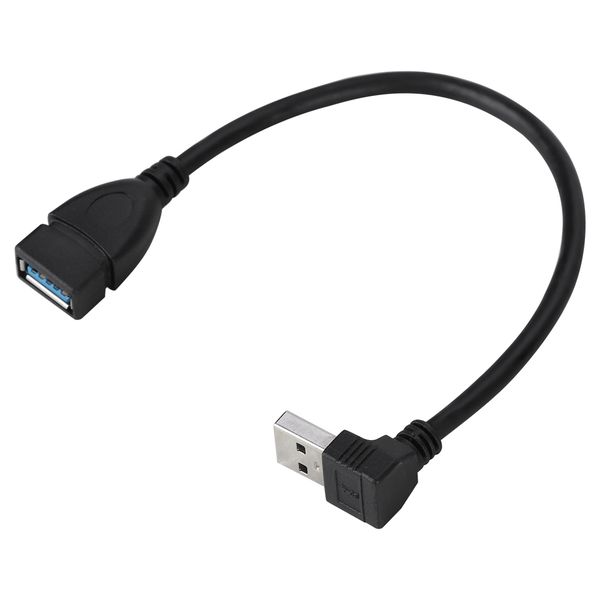 90 Right Angle USB 3.0 Cable Upward Bend
