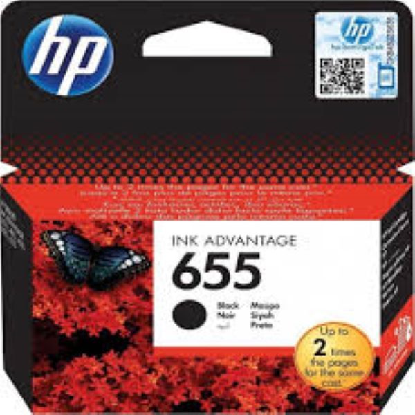 HP 655 Black Ink Cartridge