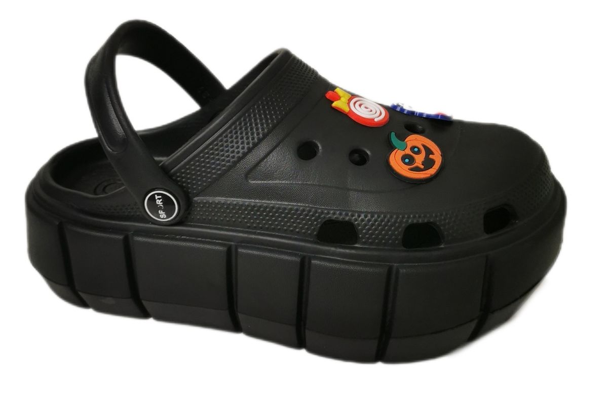 Women's Sling Back Clogs with Sticker Accessories Black Shop Today