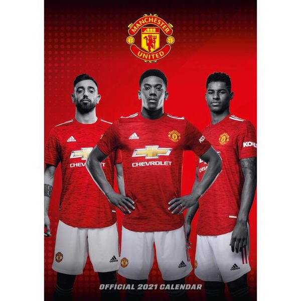 Manchester United FC 2021 A3 Wall Calendar