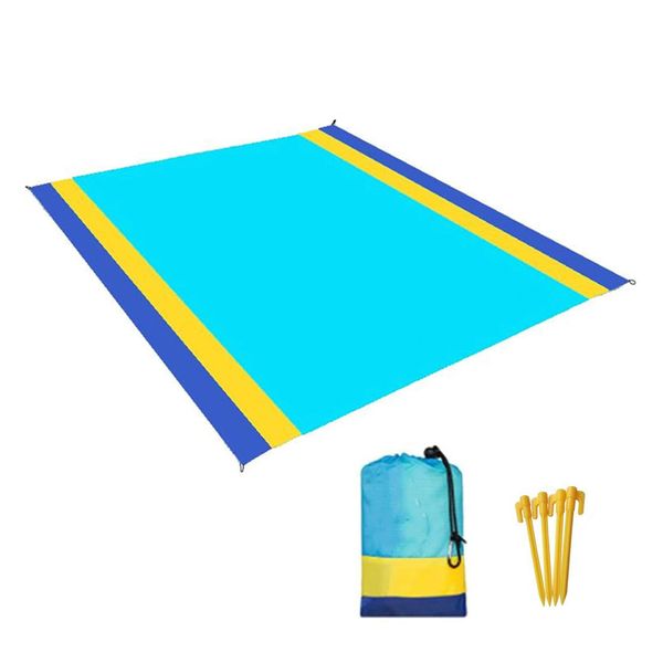 Beach Mat Large Waterproof Sandproof Picnic Blanket with Carry Bag 2.1x2m