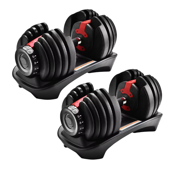 Soul Lifestyle 24KG Adjustable Dumbbell Set 2 Pack - Home Gym Training