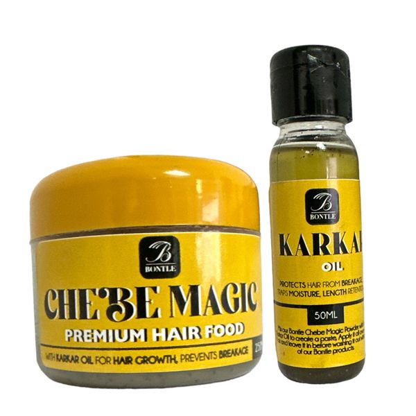 Bontle Chebe Magic Hair Food 250ml with Karkar Oil 50ml