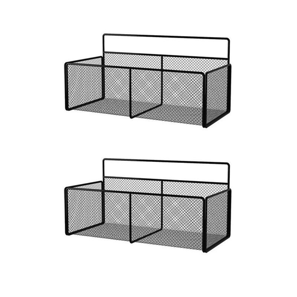 Wall Mesh Shelf Organizer - 2 Piece