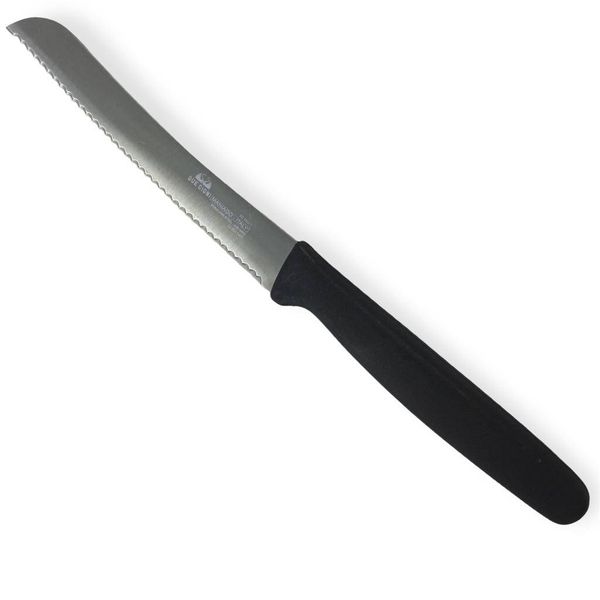 Fox Due Cigni Serrated Tomato Knife Black - 2C 720/11