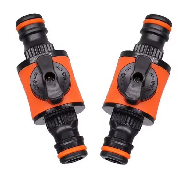 Garden Hose Shut-off Valve - Bidirectional Faucet Quick Connector-2Pcs