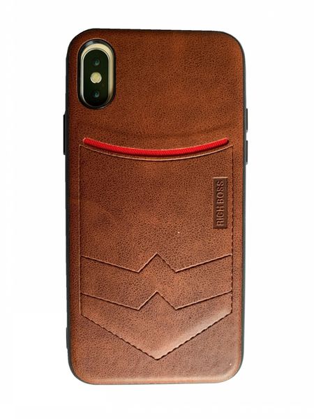 Nexco Apple iPhone X/XS Leather Case Cover with ID Credit Card Slot Holder