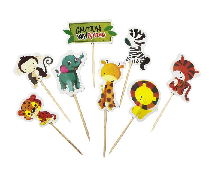 Baby Wild Animals Cupcake Toppers - 24 Toppers