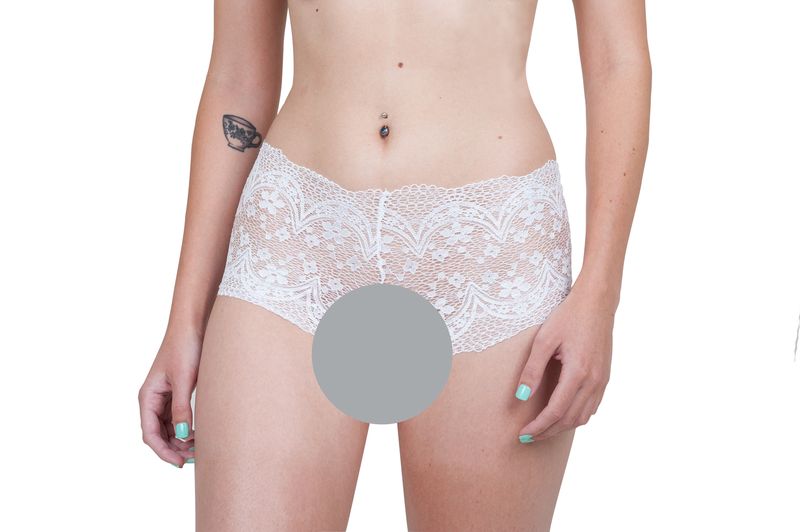 ULC Madrid White Lace Panties