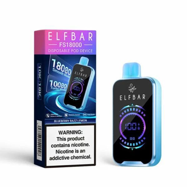 ELFBAR FS18000 Disposable Pod Device Blueberry Razz Lemon