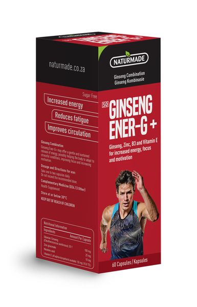 Naturmade Ginseng Ener-G Plus 60's