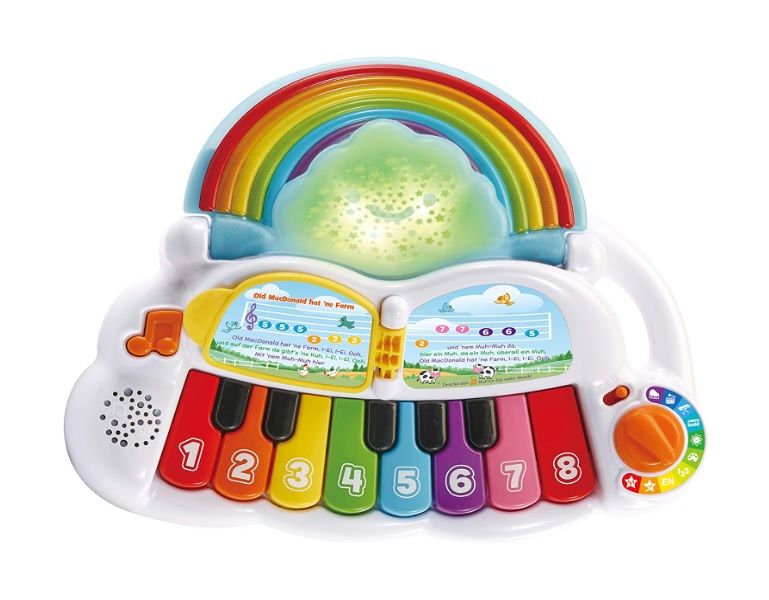 GB Babies Learn &amp; Groove Rainbow Lights Piano Toy