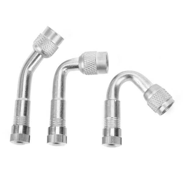Silver 90 /135 Brass Tire Valve Stem Extenders
