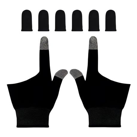 Gaming 6 Finger Sleeves & Anti-Slip Touch Gloves | Mobile Gaming Gear Image
