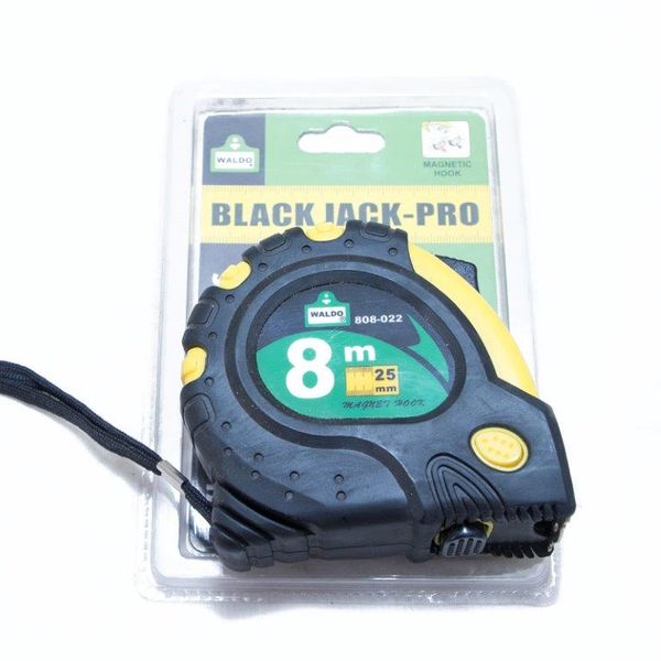 Waldo Black Jack-Pro Tape Measure 8m