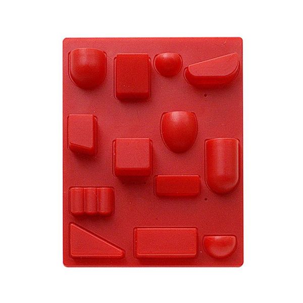 1/6 Scale Miniature Dollhouse Storage Rack for Dollhouses - Red