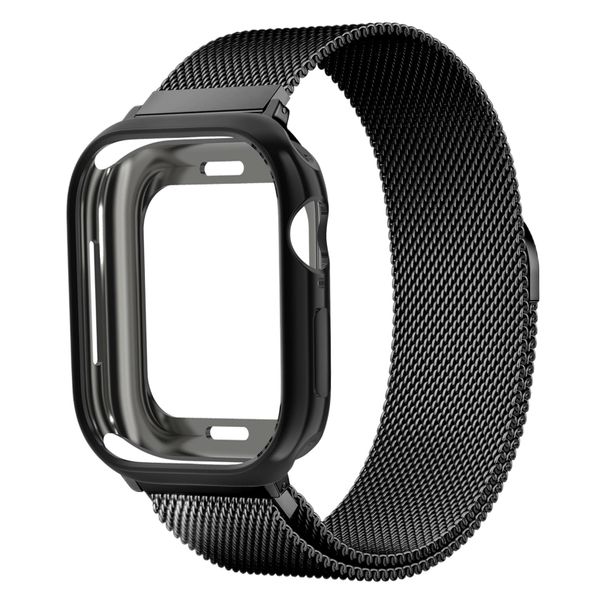 Magnetic Strap &amp; TPU Case Compatible with iWatch Series 10/9/8/7/6 SE 41mm