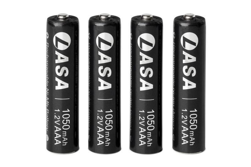 Lasa 4 AAA 1050mah Rechargeable Ni-Mh Batteries