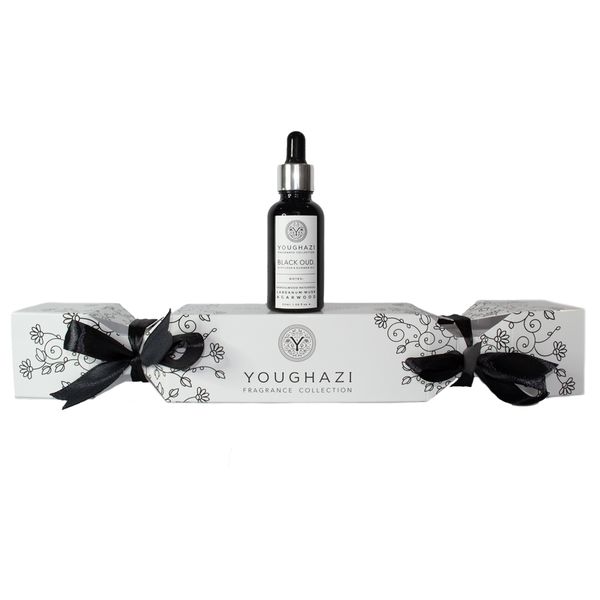 Youghazi Festive Gift Cracker with Diffuser &amp; Burner Oil 30ml - Black Oud