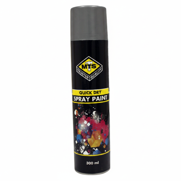MTS - Spray Paint - Quick Dry for Smooth Finish - Silver - 300ml