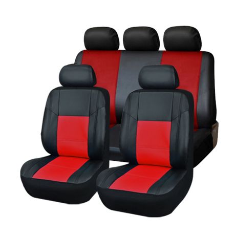 Aca Leatherette Car Seat Cover Set 9 Piece In South Africa Takealot Com - Car Seat Cover Leatherette