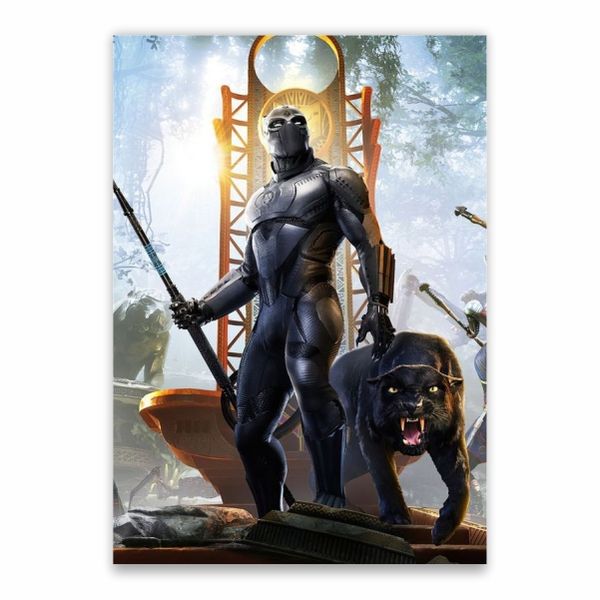 Black Panther And Panther Poster - A1