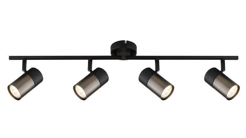 Bright Star 4-Light Adjustable Spotlight - Bold Look, Modern Edge - S422/4