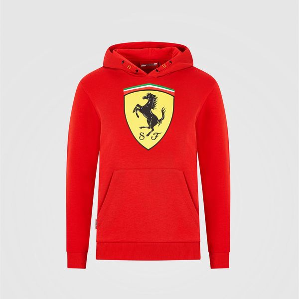 Scuderia Ferrari FW Kids' Hooded Sweat - Red
