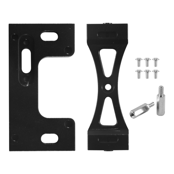 Metal Steering Servo Fixed Mount Bracket for 1/16 B1 B14,Black