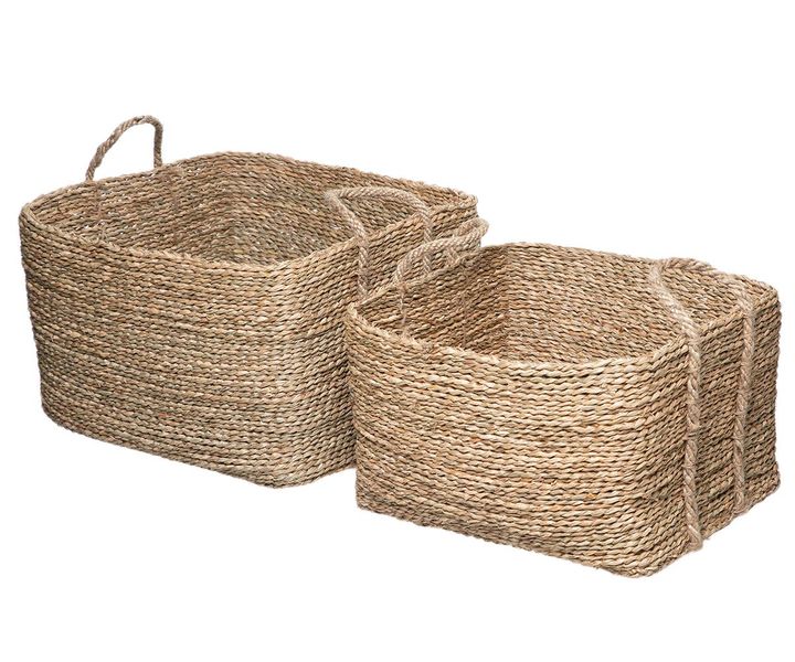 George &amp; Mason - Anderson Seagrass Basket - Set 2