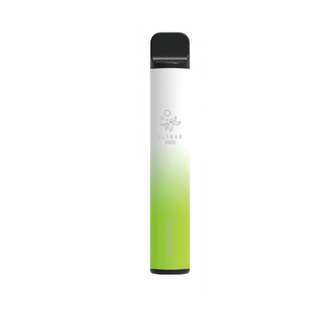 Elfbar 2000 Puffs Disposable Pod Device Flavour Sour Apple | Shop Today ...