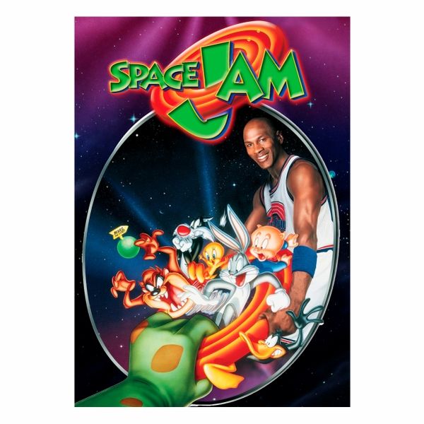 MJ and Space Jam Abstract - A1 Poster