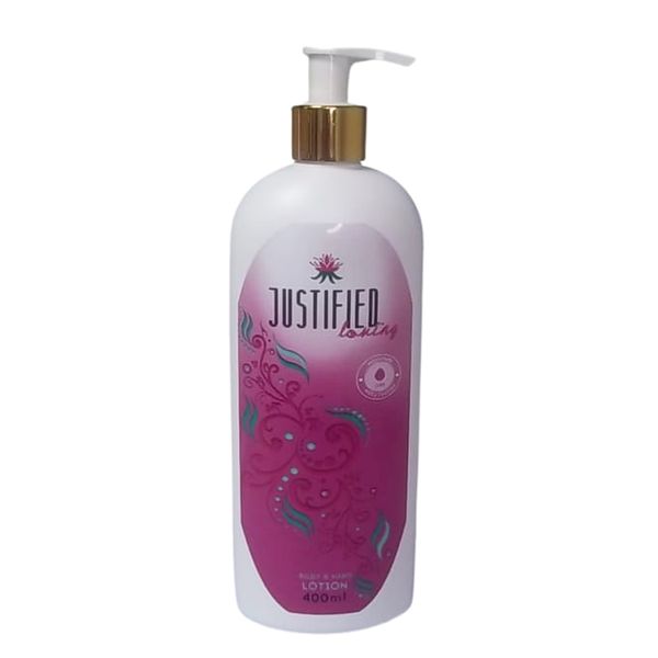 Justified Body care hand and Body lotion 400ml For dry skin