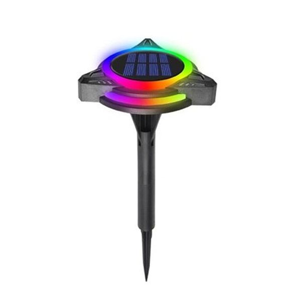 Yax Color Changing Garden Solar LED Disc Light