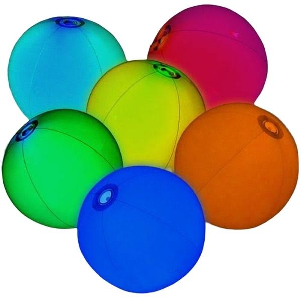 Glow It The Dark Beach Balls 30 cm & 2 Glow Sticks Assorted Colours Shop Today. Get it