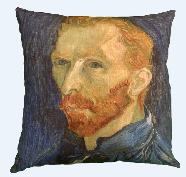 Vincent van Gogh Self-portrait Cushion - Inner included